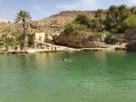 Ein Bad im Wadi Bani Khalid